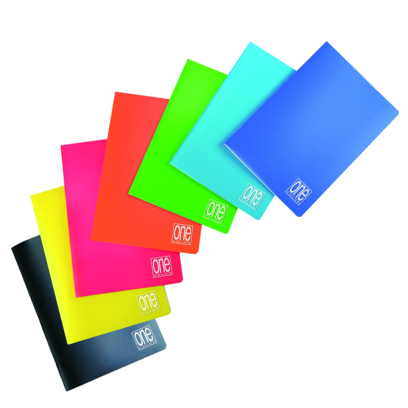 Quaderni ONE COLOR copertina plastica PPL A4 40 pag. (Righe - 1R)