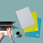 2 quaderni con spirale One Color con copertina in plastica - immagine 4