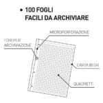 BUSINESS CLASS - Blocco formato A4+ a quadretti - immagine 3