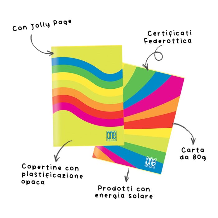 FANTAFLUO - 10 Maxi quaderni One Color - immagine 2