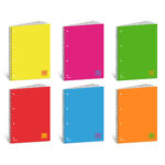 2 quaderni con spirale One Color FLUO