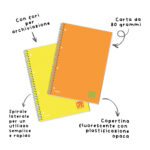 2 quaderni con spirale One Color FLUO - immagine 2