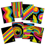 BLACK & FLUO  - 10 Maxi quaderni One Color