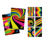 BLACK & FLUO  - 10 Maxi quaderni One Color - immagine 3