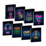 2 quaderni con spirale NEON