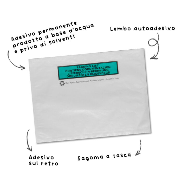 PAPERADEX - Buste portadocumenti adesive - immagine 3